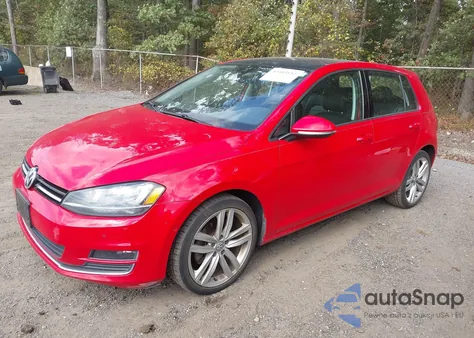 2017 Volkswagen Golf Tsi S 4-Door/Tsi Se 4-Door/Tsi Sel 4-Door/Tsi Wolfsburg Edition 4-Door из США, поврежденный, VIN 3VW217AU4HM038563